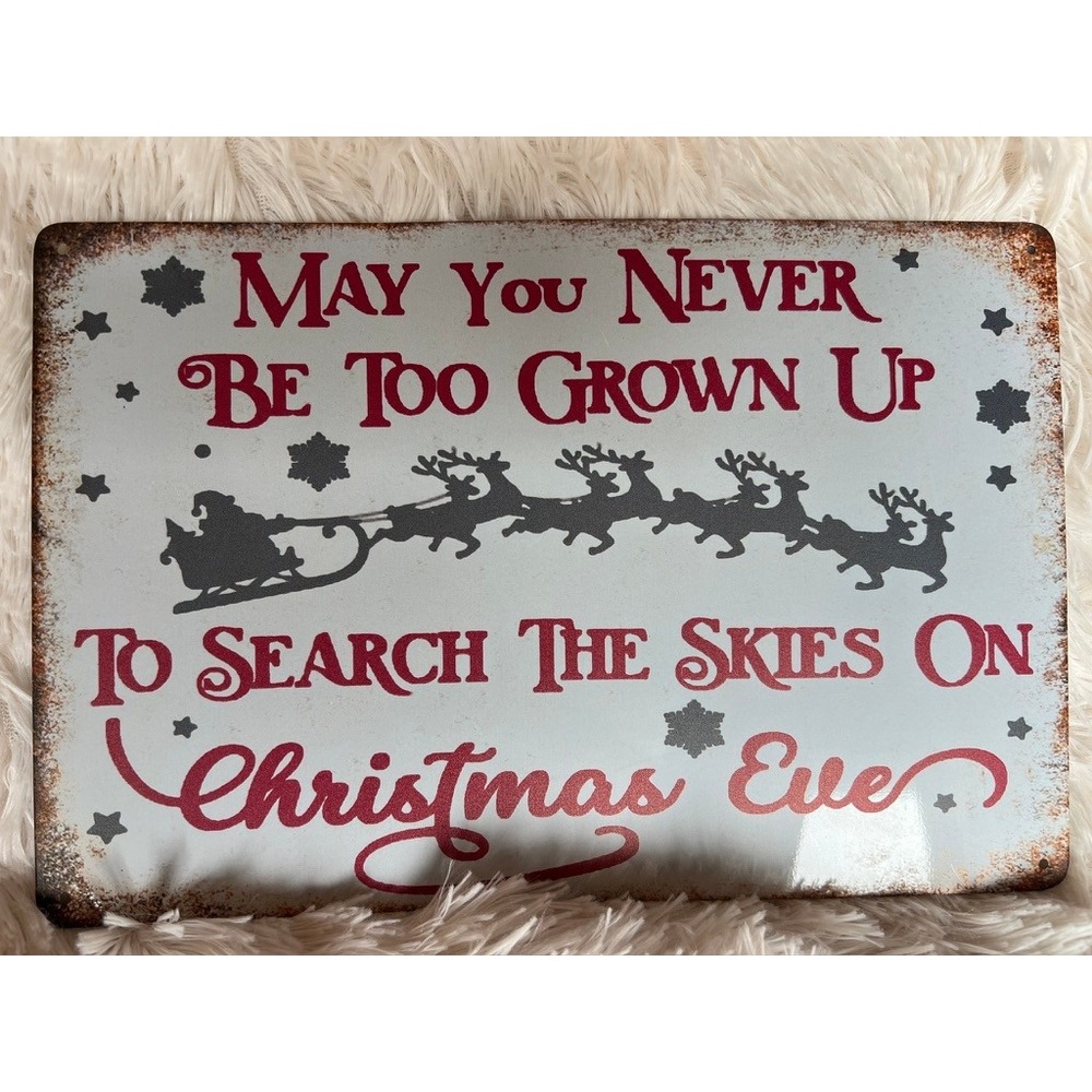 Magical Christmas Eve Tin‎ Sign Wall Decor